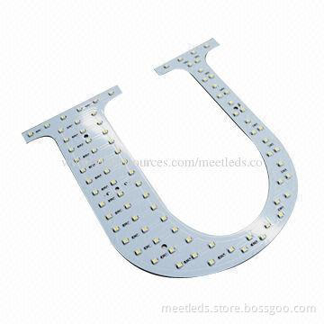 Letter U Custom VI 3528 SMD LED Module, Customized PCB, 12V DC Operating Voltage